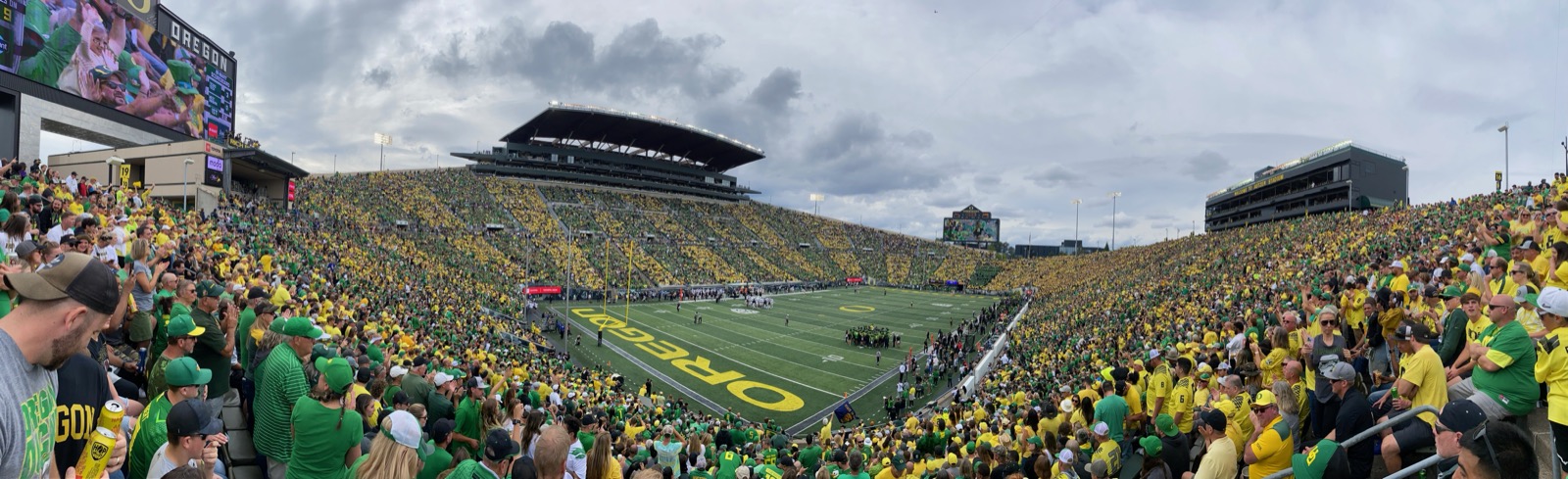 Autzen Stadium panorama